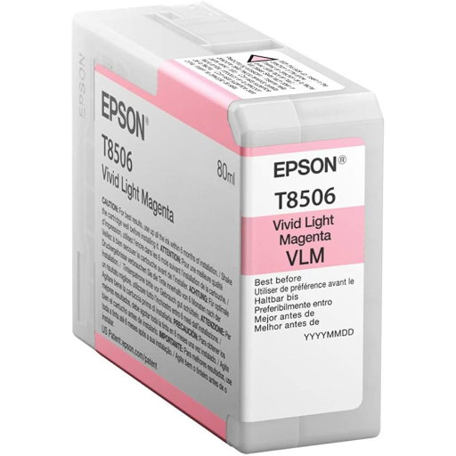 T850600 Epson 850 Vivid Light Magenta Original Ink Cartridge