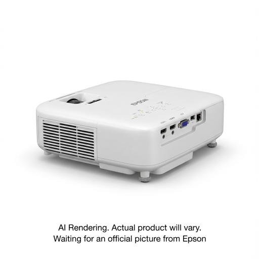 EPSON PowerLite L210SF Short-throw Laser Projector, Wifi Miracast, 4000 Lumens, 1080p, White