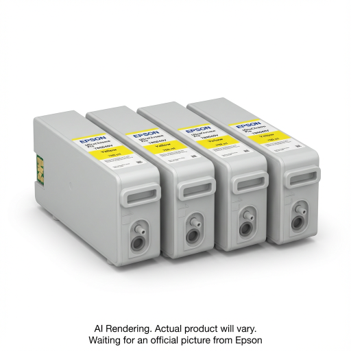 T80040v Epson UltraChrome Pro Yellow Multi-Pack (4) Ink Cartridge 700 ML