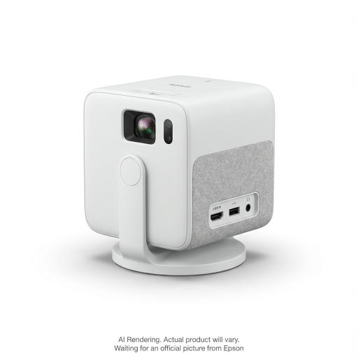 EPSON EpiqVision Mini EF-22W Laser Projector, White