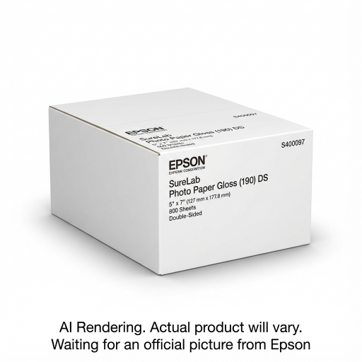 Epson SureLab Paper, Gloss (190) DS, 5"X7", 800 shee