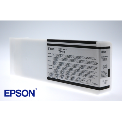 Epson UltraChrome K3 Photo Black Ink, 700ml, Stylus