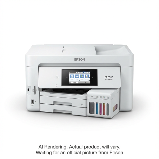Epson EcoTank ET-8500 All-in-One Printer, WhiteC1
