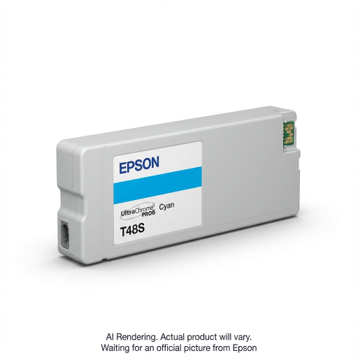 Epson ULTRACHROME PRO6 Cyan Cartridge, 350MLT48S220