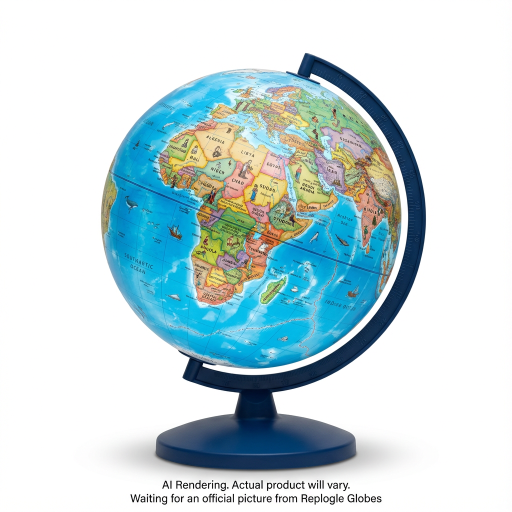 Globe 4 Kids-10"/25Cm Diameter Illuminated Globe With Augmented Reality (French)