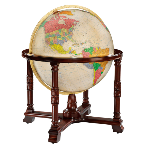 Diplomat 32"/82 Cm Antique Illuminated Floor Heirloom (English) - Ships in 2 boxes