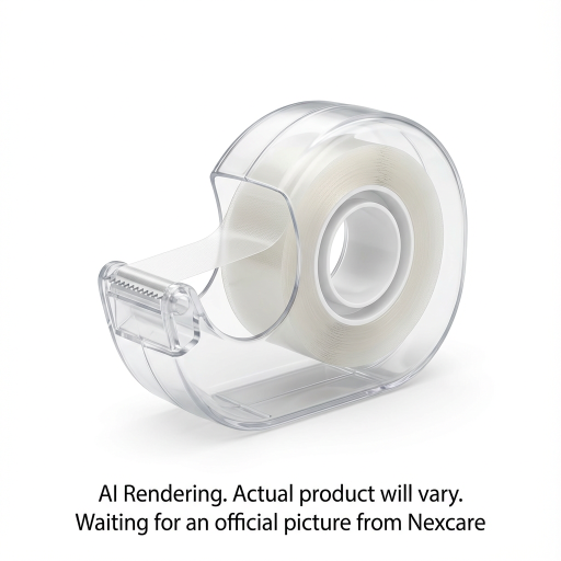 Nexcare? Flexible First Aid Tape Dispenser 778-CA, Clear, 1 in x 10 yd (25.4 mm x 9.144 m)