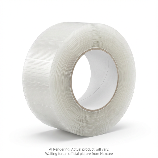 Nexcare? Clear First Aid Tape, 1 in x 10 yds, Wrapped