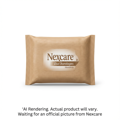 Nexcare? Duo Bandages DSA-8CP-CA, Assorted Sizes, 8/pack