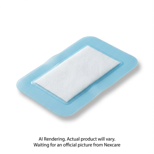 Nexcare? Strong Hold Pain-Free Removal Adhesive Pad SSD34-CA, 3 in x 4 in (7.6 cm x 10.2 cm), 4/Pack