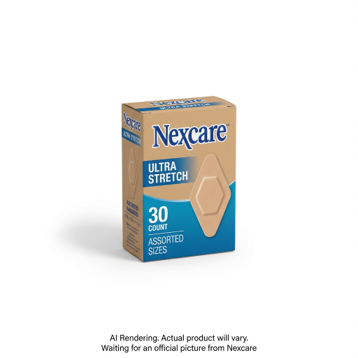 Nexcare? Ultra Stretch Bandages 576-30PB-CA, Assorted Sizes, 30/Pack