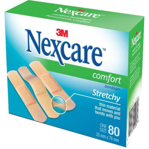 Nexcare? Ultra Stretch Bandages CS102-CA, One Size, 80/Pack