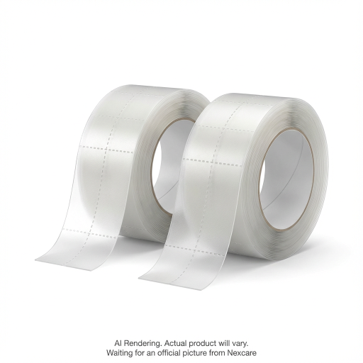 Nexcare? Flexible Clear Tape 771-2PK-CA, 1 in x 360 in (25.4 mm x 9.1 m), 2/Pack