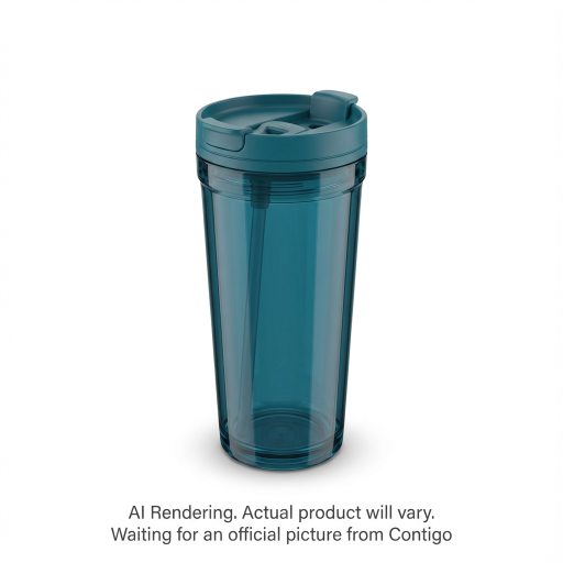 Contigo 28 oz Dual Sip?Plastic?Mineral Teal - Plastic