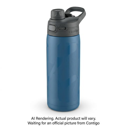 Contigo x Ally Love Ashland Chill 2.0 Stainless Steel Water Bottle with AUTOSPOUT Lid, 24 oz (709 mL), Stellar Jay