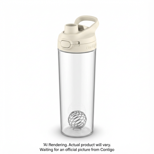 Contigo 24 oz Autopop w Agit Ball Plastic Oatmilk - Plastic