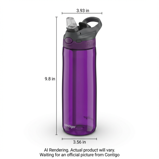 Contigo 28 oz Dual Sip?Plastic?Purple Carrot - Plastic
