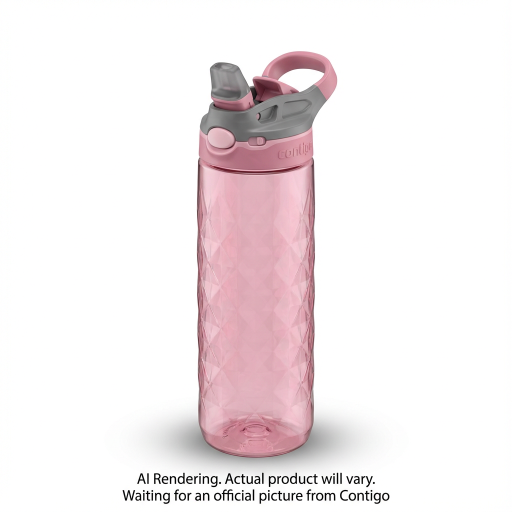Contigo 28 oz Dual Sip?Plastic?Pink Diamond - Plastic