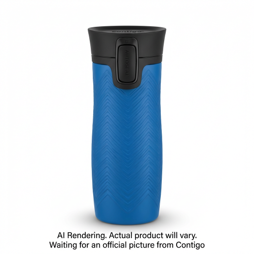 Contigo x Ally Love West Loop 3.0 Vacuum-Insulated Stainless Steel Travel Mug with AUTOSEAL Easy-Clean Lid, 16 oz (473 mL), Stellar Jay