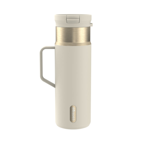 Contigo 20 oz Handled Snapseal PVD - Oatmilk - Premium