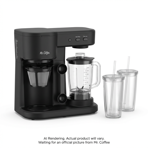 Mr. Coffee Single-Serve Frappe, Iced, and Hot Coffee Maker and Blender