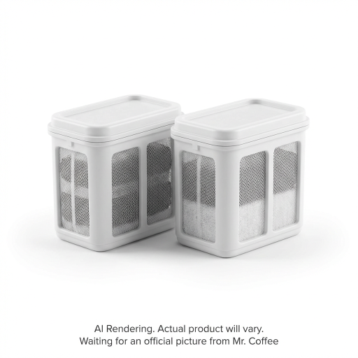 Mr. Coffee Advanced Water Filter Replacement Cartridges, 2 Pack