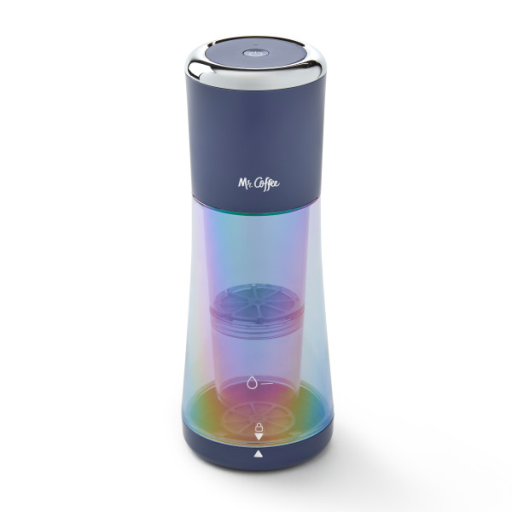 Mr. Coffee Express Cold Brew Coffee Maker, 10-Minute Cold Brew Coffee Machine, Indigo