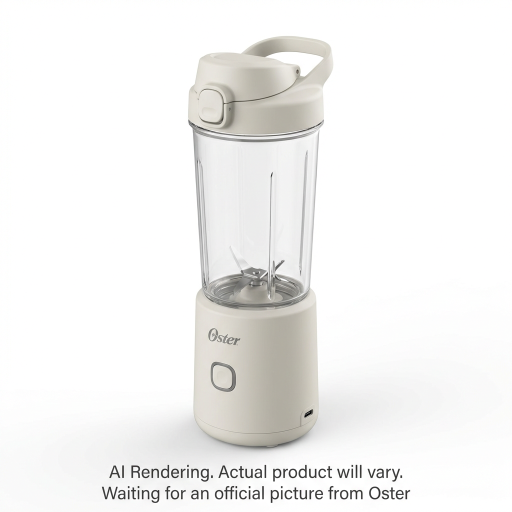 Oster GoMAX Portable Blender, Smoothie Blender, Personal Blender, Oat Milk White