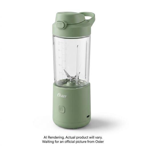Oster GoMAX Portable Blender, Personal Smoothie Blender, Matcha Green