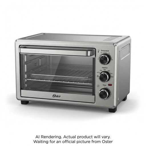 Oster Pro Compact Countertop Oven With Air Fryer, Stainless Steel