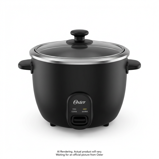 Oster 6 Cup Rice Cooker, Electric Rice Cooker and Rice Maker