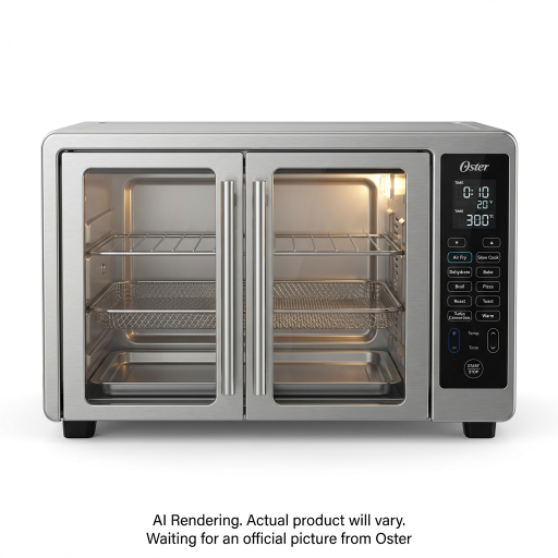Oster Digital French Door Air Fry Countertop Oven