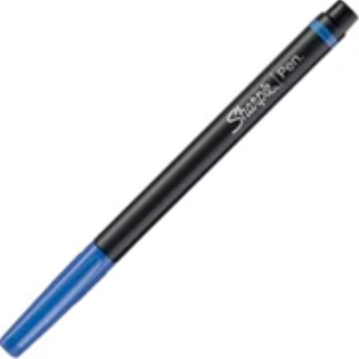Sharpie Pen, Felt Tip, Fine Point (0.4 mm), Blue, 1 Unit