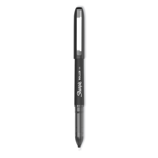 Sharpie Rollerball Pen, Needle Point (0.5 mm) Precision Pen, Black Ink, 1 Unit