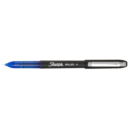 Sharpie Rollerball Pen, Needle Point (0.5 mm) Precision Pen, Blue Ink, 1 Unit