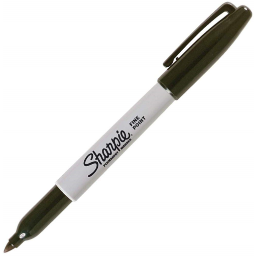 Sharpie Permanent Marker, Fine Point, Black, 1 Unit