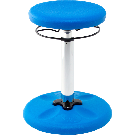 Kore Adjustable Wobble Stool 42-61cm, Blue