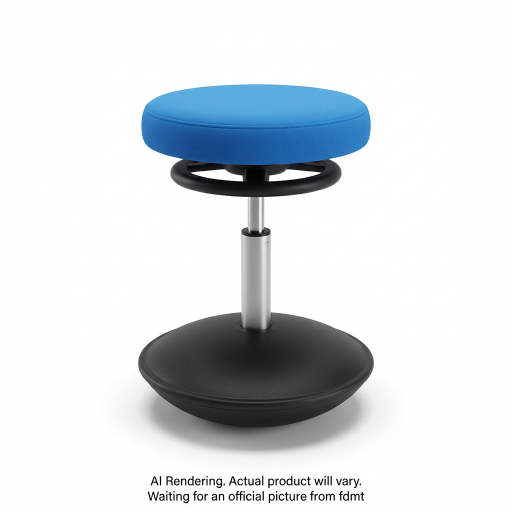 Kore Adjustable Pivot Stool 33-43cm Blue
