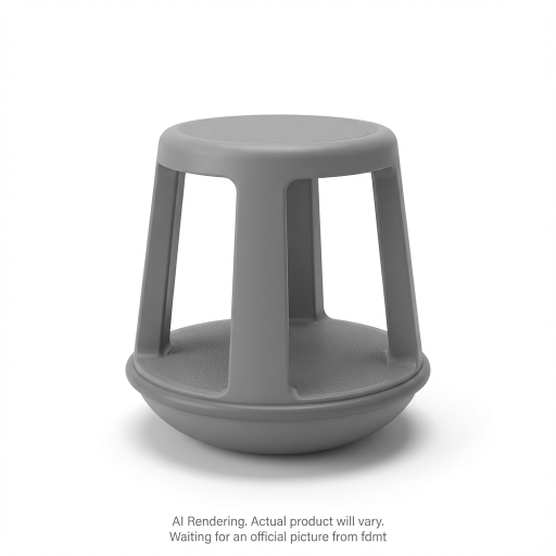 Kore Wobble Stool 40cm, Grey