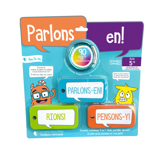 Parlons-en! Cartes de conversation format poche - Version fran?aise