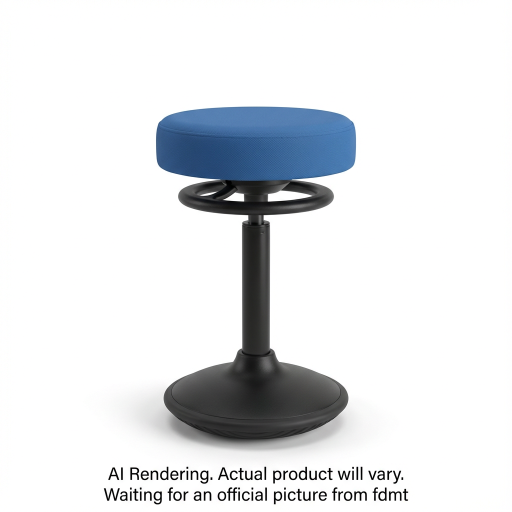 Kore Adjustable Pivot Stool 42-53cm Blue