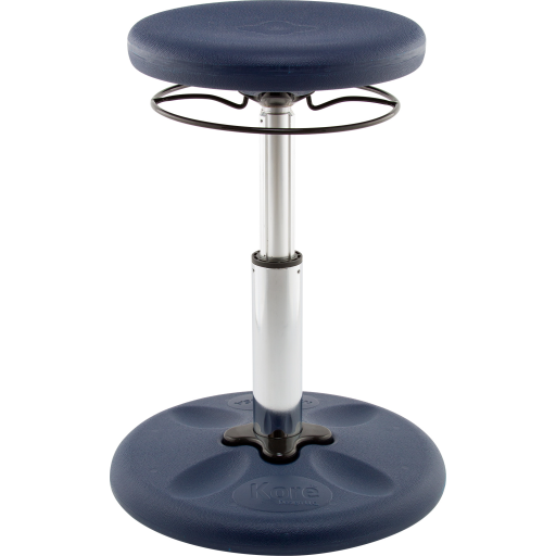 Kore Adjustable Wobble Stool 35-48cm, Dark Blue