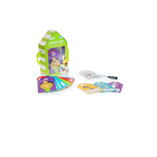 Calming Cards - Portable Dry Erase Activities - English Version