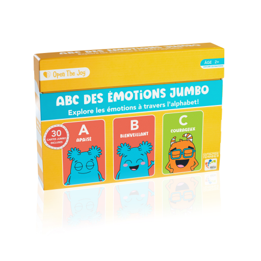 Cartes ABC des ?motions jumbo pour la classe - Version fran?aise