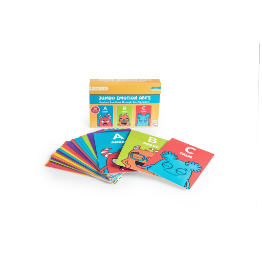 Jumbo ABC Emotion Cards - English Version