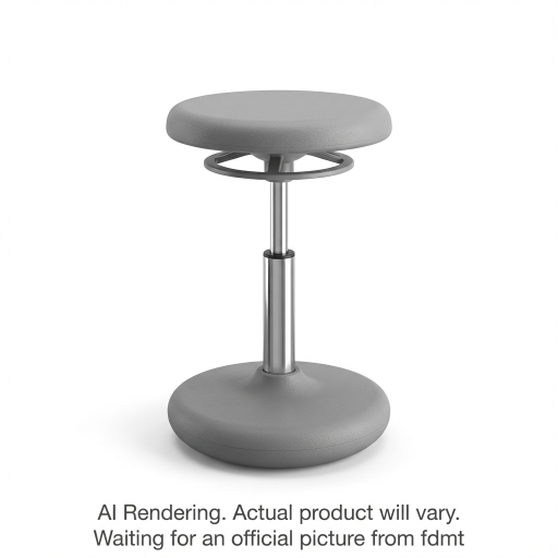 Kore Adjustable Wobble Stool 42-61cm, Grey