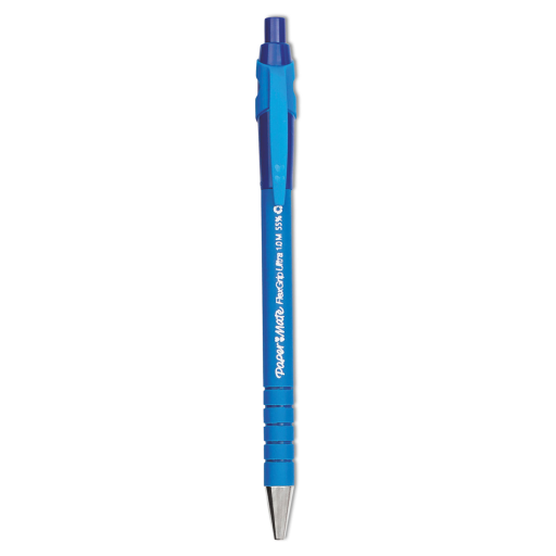 Paper Mate FlexGrip Ultra Retractable Ballpoint Pen, Medium Point (1.0 mm), Blue, 1 Unit