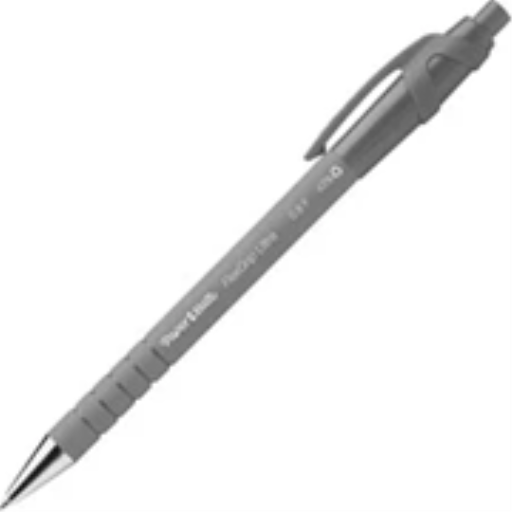 Paper Mate FlexGrip Ultra Retractable Ballpoint Pen, Fine Point (0.8 mm), Black, 1 Unit