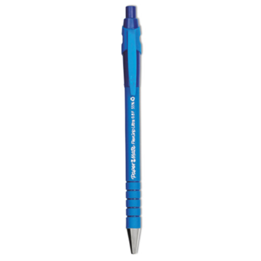Paper Mate FlexGrip Ultra Retractable Ballpoint Pen, Fine Point (0.8 mm), Blue, 1 Unit