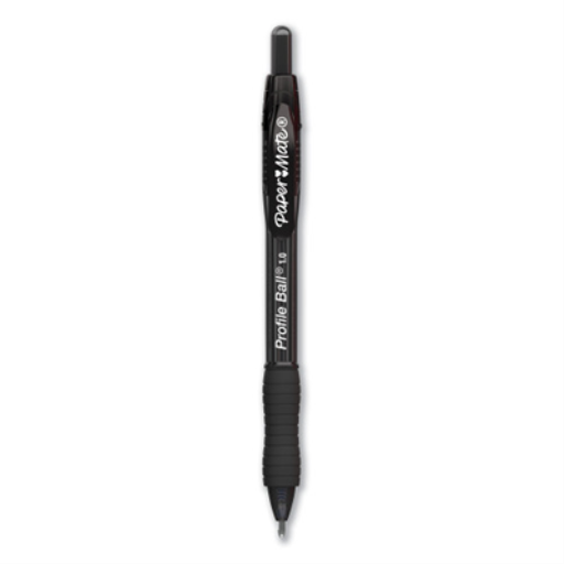 Paper Mate Ballpoint Pen, Profile Retractable Pen, Medium Point (1.0 mm), Black, 1 Unit